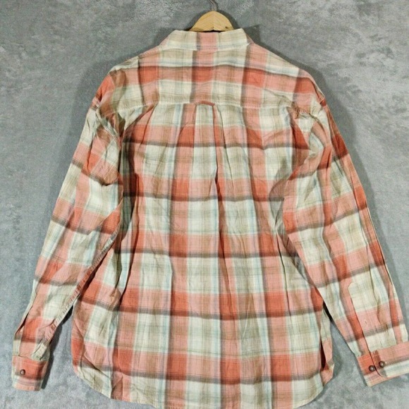 Clearwater Outfitter Shirt Mens XL Multicolor Long Sleeve Soft Western Style - Picture 3 of 7
